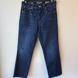 J. Crew Dark Indigo Straight Jeans